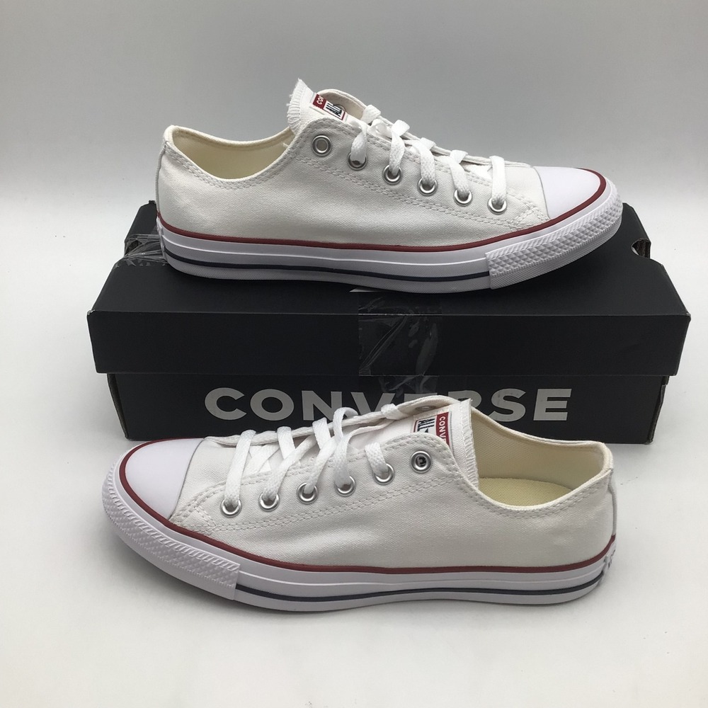 Converse All Star Ox Optical White Women Size 9.5 Sneakers W7652 Low Top NEW